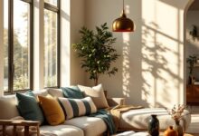 Comment concevoir un canapé avec des coussins et des plaids